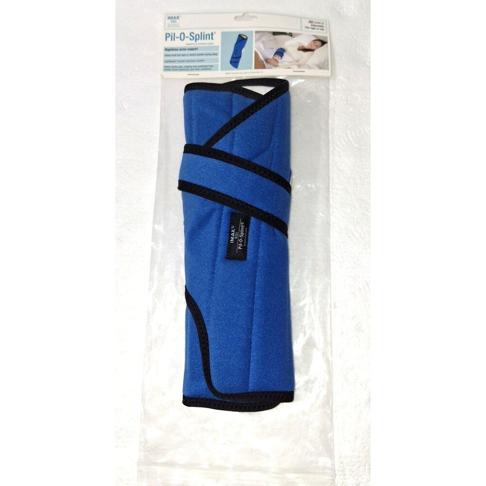 IMAK Adjustable Wrist Pil-O-Splint for Night Time Carpal Tunnel Wrist Brace